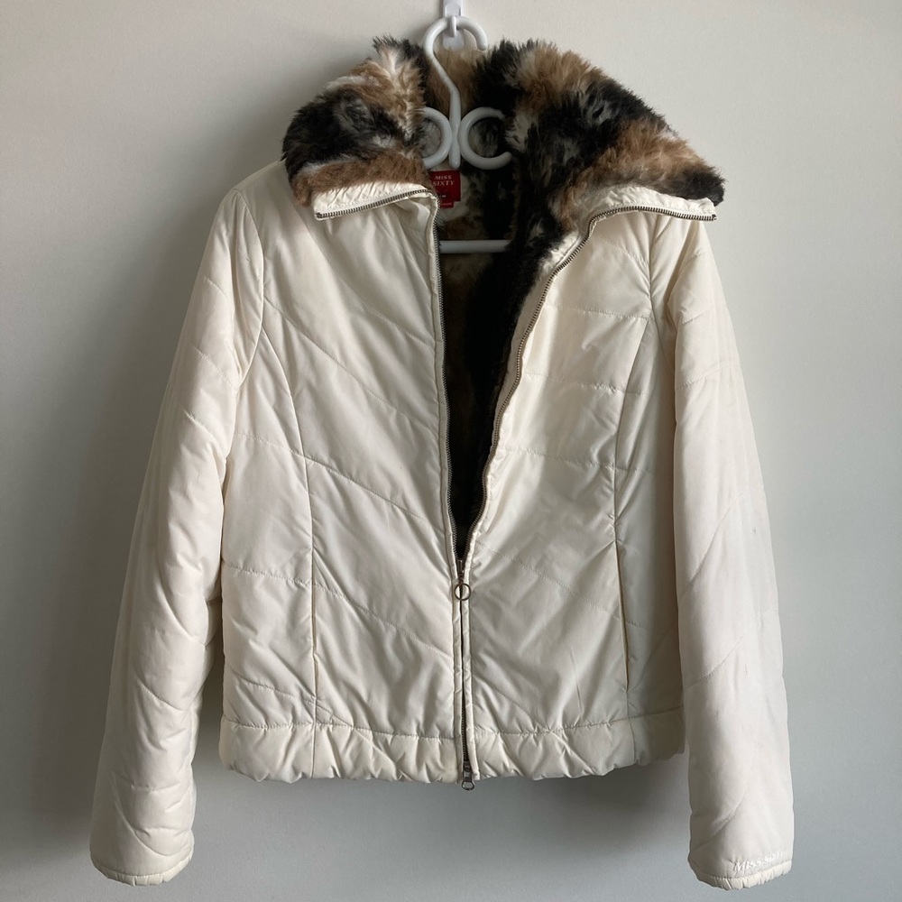 MISS SIXTY White Puffer Ski Jacket